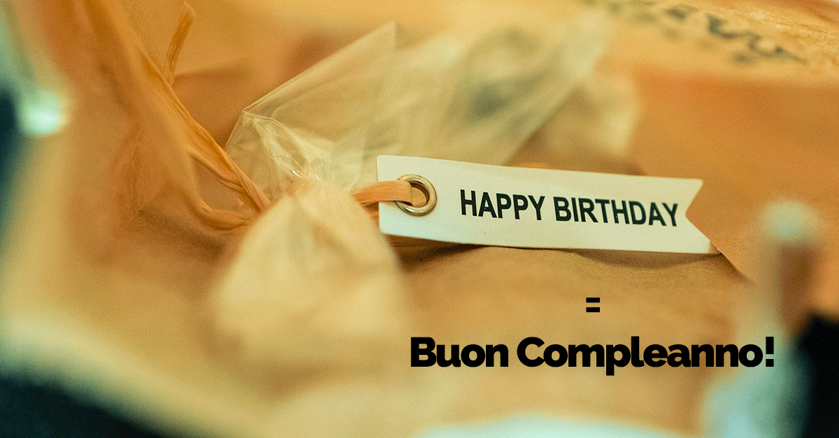 What's the Italian translation for Happy Birthday?